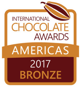 International Chocolate Awards 2017 - Bronze Award Winner