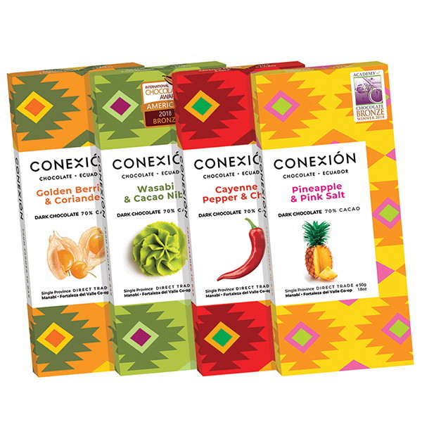 Conexión Exotic Chocolate bars