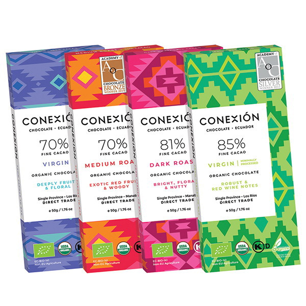 Conexión Wine Profiles chocolate bars