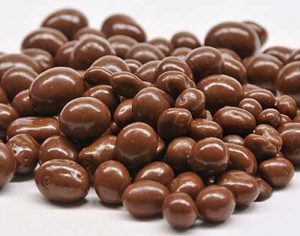 tasty chocolate covered coffee beans